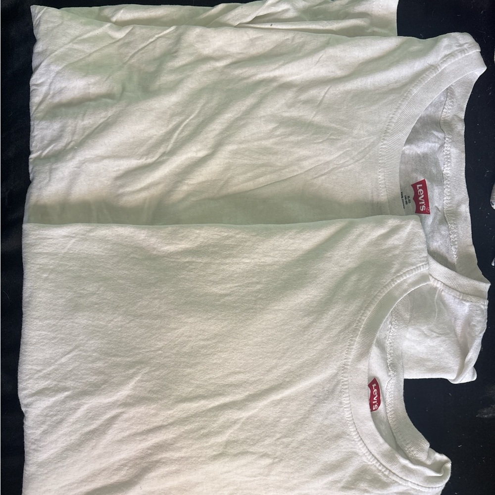 Levi's White Short Sleeve Crew Neck Tee